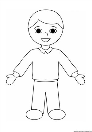 Рисунок человечка детский