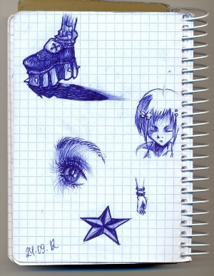 Рисунки ручкой