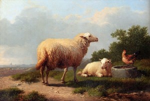 Овцы в живописи