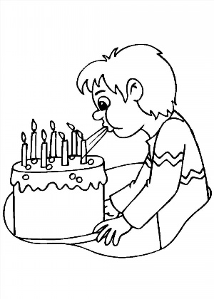 Рисунок для пацана на день рождения